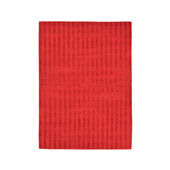 Tapis Vertical Stripes Red