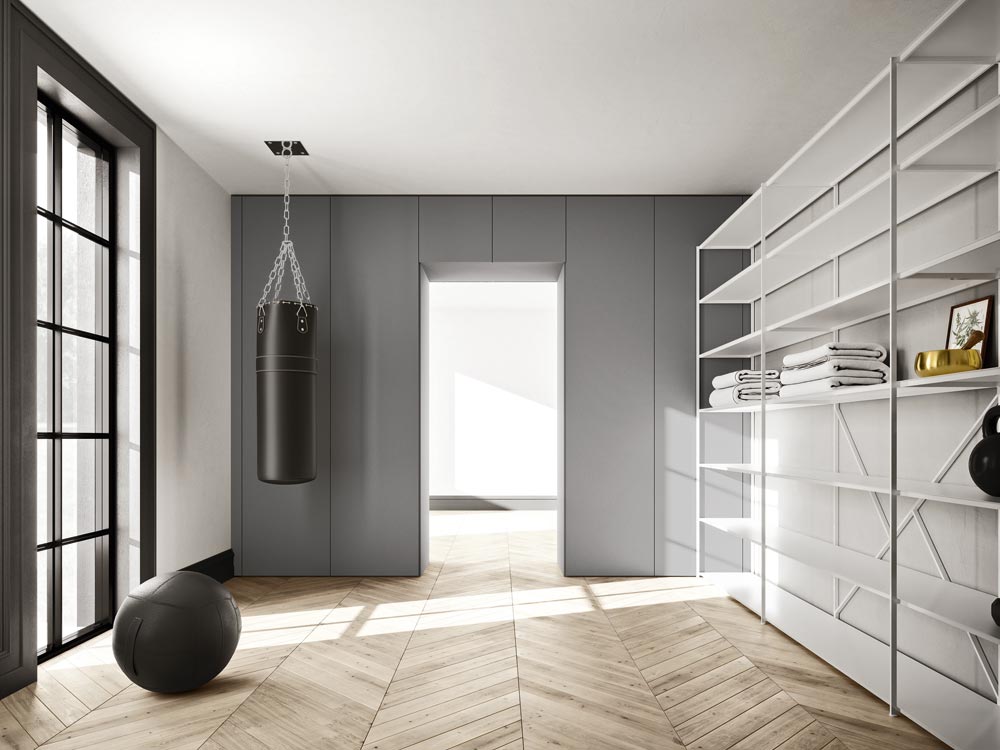 Armadio Alterna, anta Glass