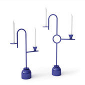 Portacandele Blue Candleholders