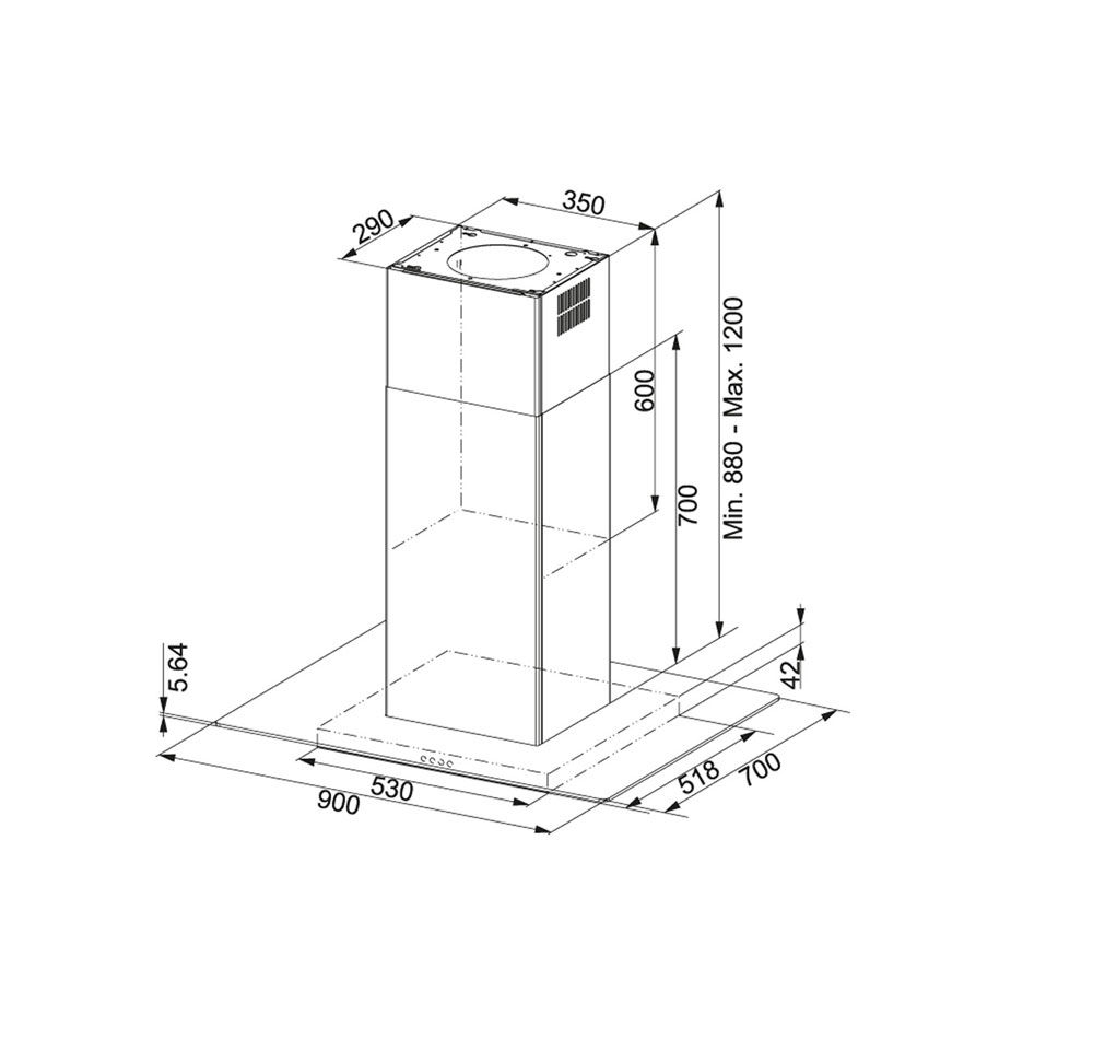 Cappa Glass Linear - FGL 915 I XS