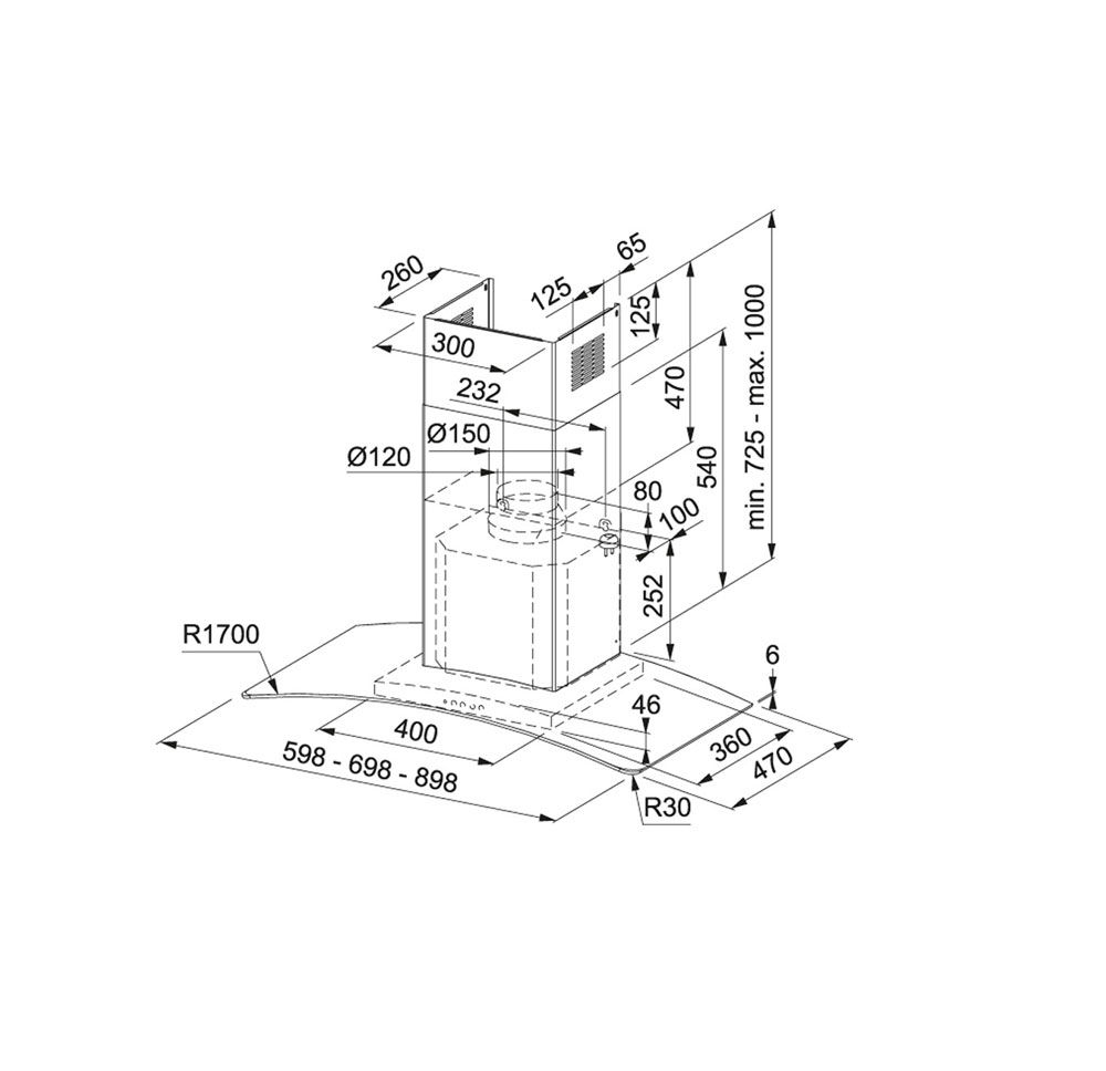 Cappa T-Glass Curved FGC 925