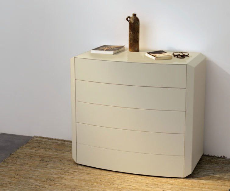 Cassettiera Mercurio - Laccato Polvere