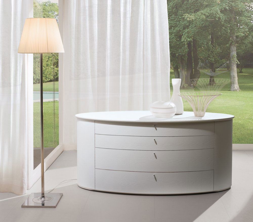 Cassettiera Ellisse White Natura