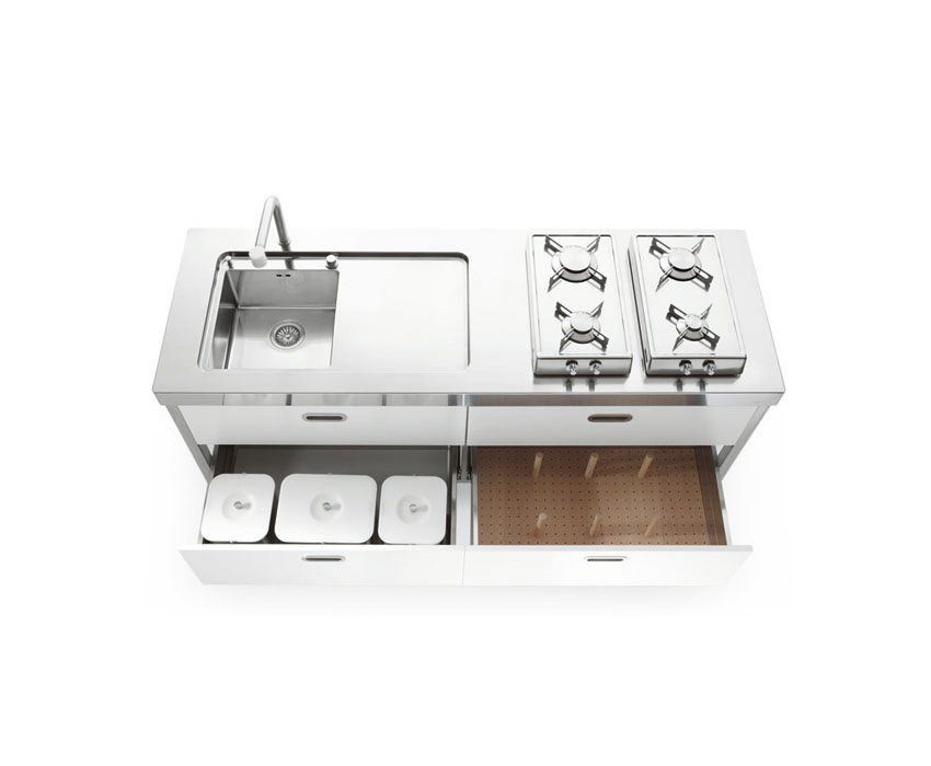Cucina 190 - lavaggio e cottura