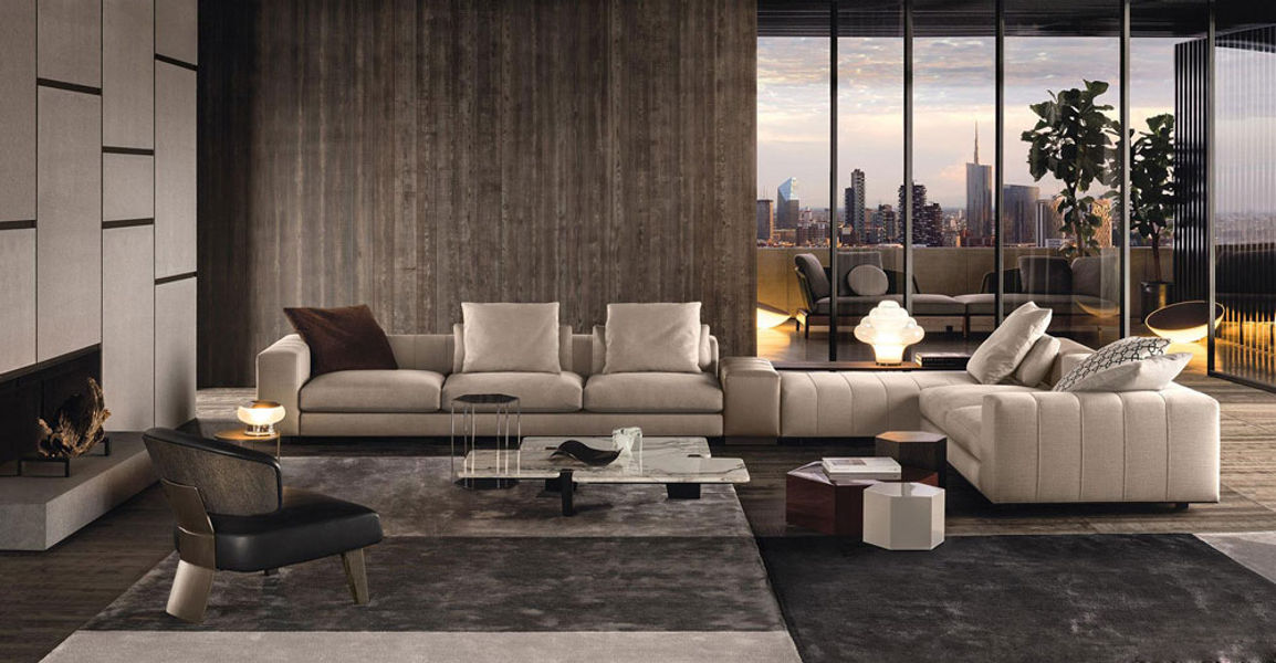 Corner Sofas: Sofa Freeman by Minotti