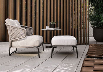 Armchair Aston Cord Outdoor