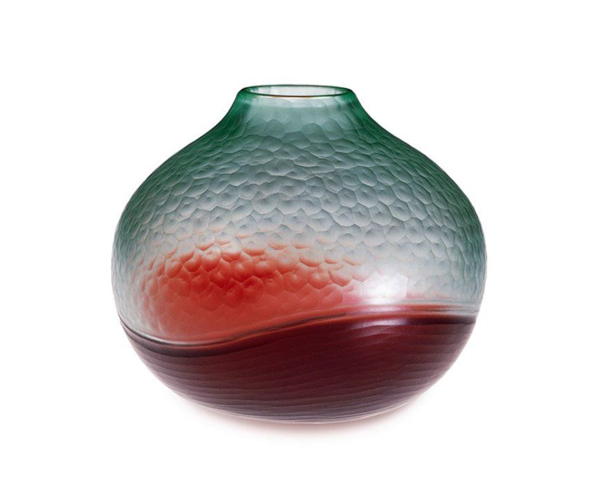 Vaso Battuto Bicolore