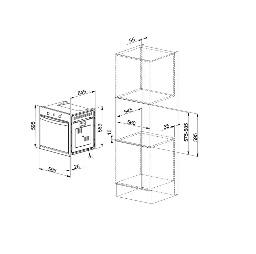 Forno Smart Plus SGP 62 M