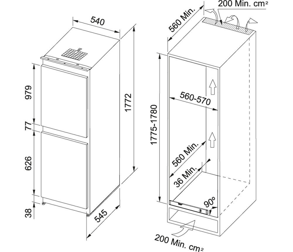 Frigocongelatore FCB 320 NR V A++