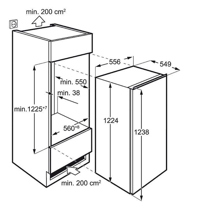 Frigorifero SKE81221AC