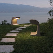 Lampada Borne Béton Grand