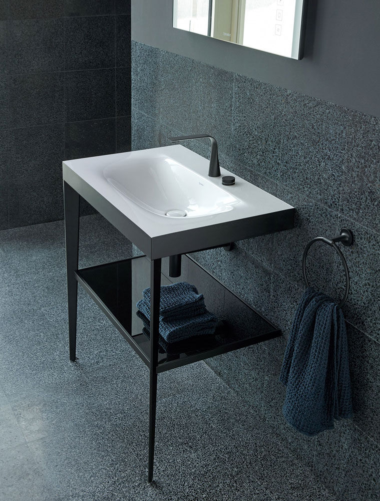 Lavabo A Consolle In Ceramica.Lavabo Consolle Viu Da Duravit Designbest