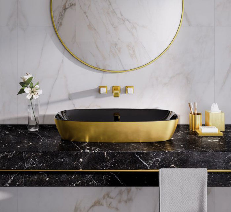 Lavabo Gold&Silver