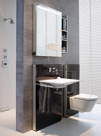 Modulo Monolith per lavabo e WC