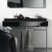 Lavabo avec console Vero Black