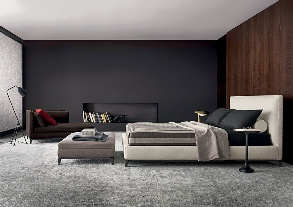 Double Beds: Bed Andersen By Minotti