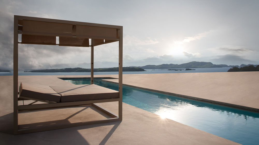 Daybed Elevata Alluminio Fisso
