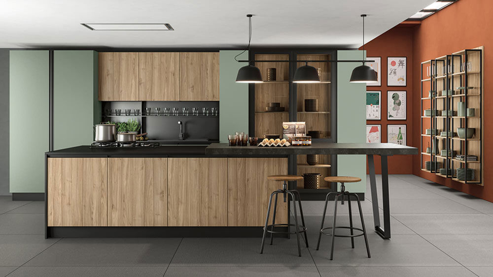 Cucina Linea Noce Gold
