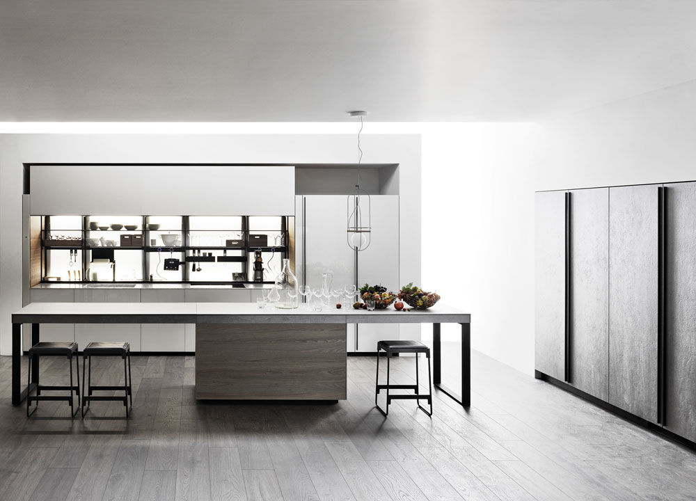 Cucina Logica Celata Vitrum