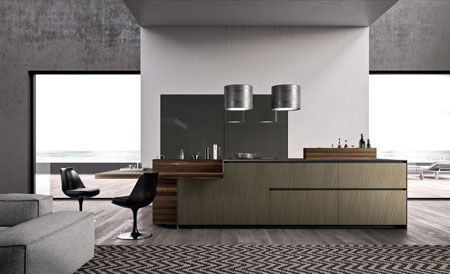 Cucina Alumina Isola