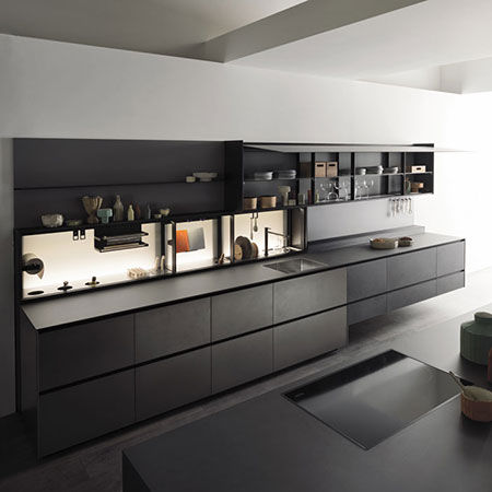 Cucina Riciclantica Laminato Cuoio di Valcucine