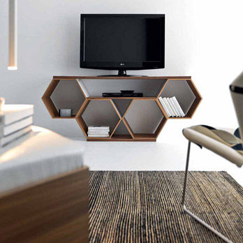 Porta tv Honeycomb