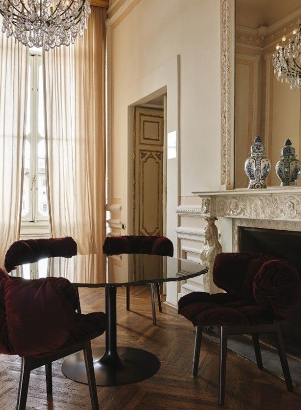 Poltroncina Blu Velvet