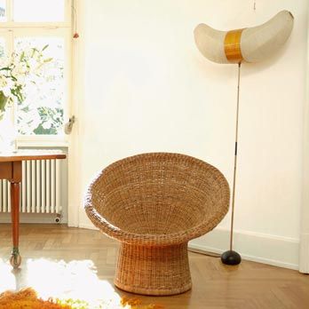 Kleiner Sessel Rattan E10