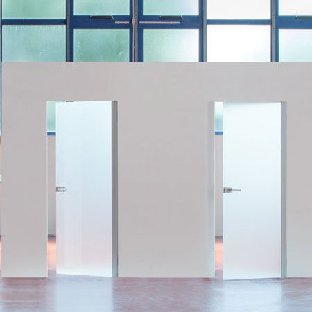Porta Eclisse Syntesis Battente Vetro