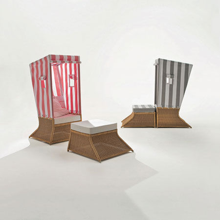 Pouf Beach Stool