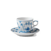 Servizio caffè Blue Fluted Plain