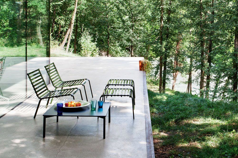 Sgabello Striped