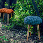 Tabouret Knitted
