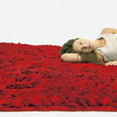 Rug Roses Red 