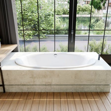 Baignoire d’hydromassage Ellipso Duo Oval