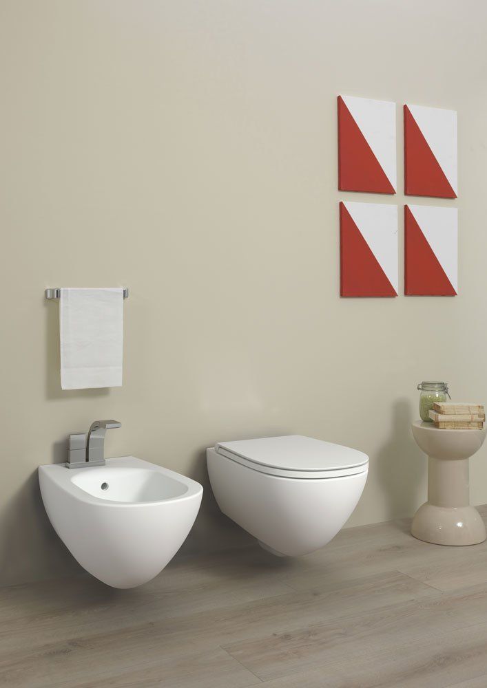 Ceramica Flaminia Serie Io.Wc E Bidet Io 2 0 Da Flaminia Designbest