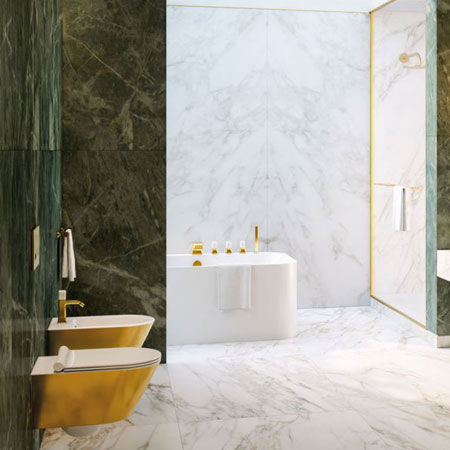 Wc e bidet Gold&Silver