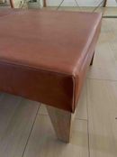 Chaise Longue - panca in cuoio Triangolo photo 1