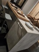 cucina parte bancone isola con piano in ceramica photo 6