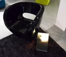 MOROSO poltrona Little Albert laccato nero lucido photo 1