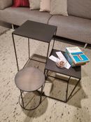 Set di 3 tavolini in ottone finitura brunito  photo 2