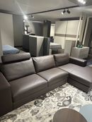 Salotto modello Manhattan in pelle testa di moro photo 1