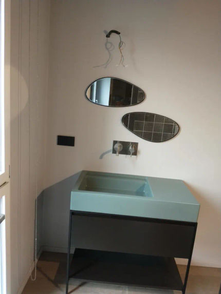 Lavabo in ceramica ELEN L. 90 di Nic Design