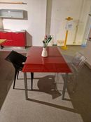TAVOLO CATTELAN VETRO ROSSO photo 0