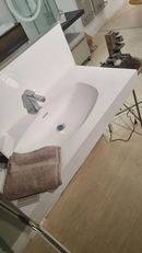 lavabo corian bianco opaco photo 1