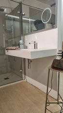 lavabo corian bianco opaco photo 2
