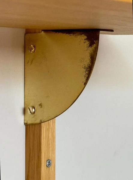 scrivania con libreria in legno massiccio Fermliving Sector photo 2