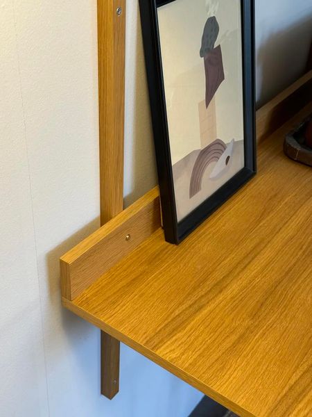 scrivania con libreria in legno massiccio Fermliving Sector photo 3