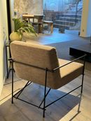 poltroncina Kyo con braccioli metallo nero photo 2