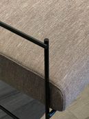 poltroncina Kyo con braccioli metallo nero photo 3